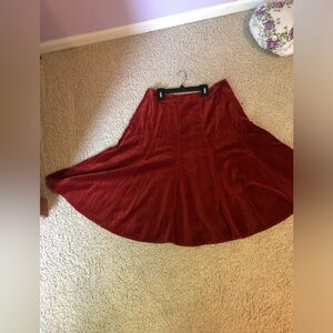 Sundance sz14 cotton velvet flappy skirt